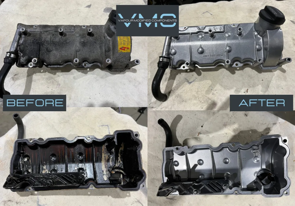 Component restoration before and after